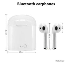 Load image into Gallery viewer, Bluetooth Earphones Wireless Headphones Earbuds - White
