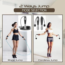 Load image into Gallery viewer, Digital Counting Cordless Jump Rope Wireless Skipping Rope
