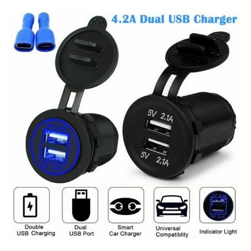 Dual USB Charger Socket