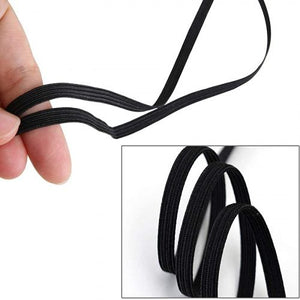 Elastic Band Rope -100Yards/6mm/Black