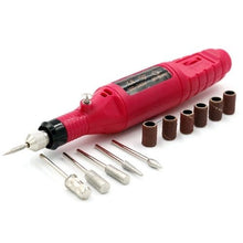 Load image into Gallery viewer, Electric nail file pedicure manicure set Rotary engraver drill Nail polisher
