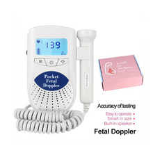 Load image into Gallery viewer, Fetal Doppler Ultrasound Sound Baby Heartbeat Monitor
