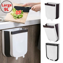 Load image into Gallery viewer, Folding Wall Mounted Trash Bin Door Hanging Cabinet- Large
