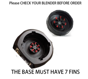 7 Fins Blade Replacement for Nutri Ninja Blender BL480