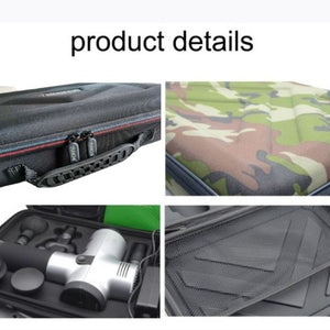 Massage Gun Storage Case Portable Waterproof Carrying bag - Black