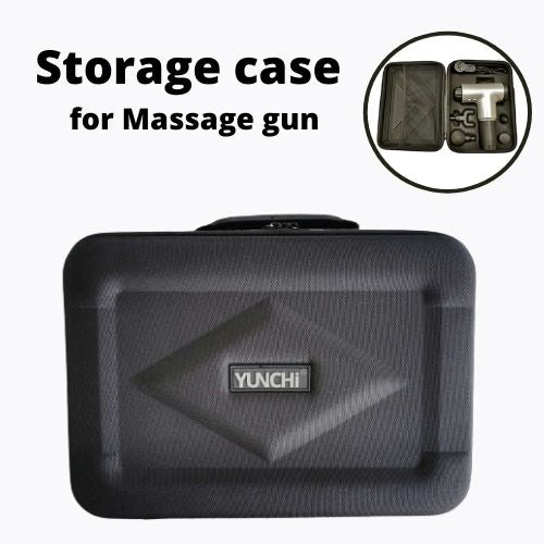 Massage Gun Storage Case Portable Waterproof Carrying bag - Black