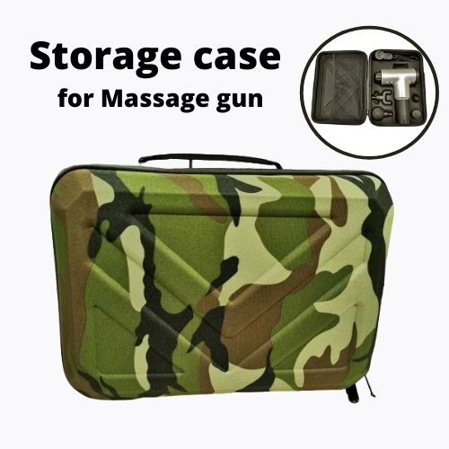 Massage Gun Storage Case Portable Waterproof Carrying bag - Camouflage