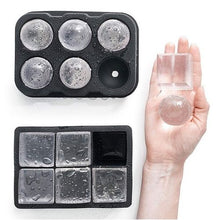 Load image into Gallery viewer, 6 Cell Silicone Ice Tray Ice Cube Ice Ball Mould 2PCS
