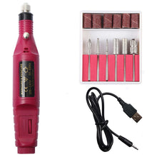 Load image into Gallery viewer, Electric nail file pedicure manicure set Rotary engraver drill Nail polisher
