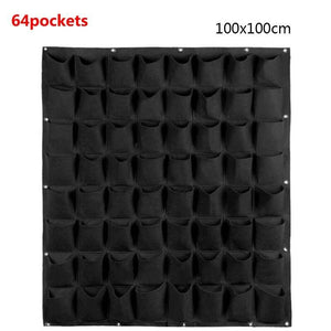 64 Pockets Vertical Garden Wall Hanging Planter