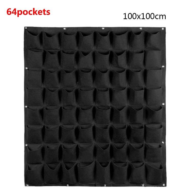 64 Pockets Vertical Garden Wall Hanging Planter