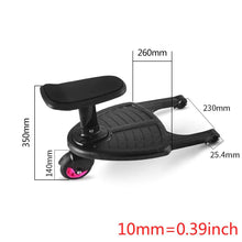 Load image into Gallery viewer, Stroller Step Board Buggy Wheel Board
