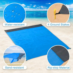 Portable Beach Mat for Camping Hiking Picnic Travel