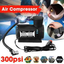 Load image into Gallery viewer, Portable 12V Air Compressor Pump Electric for Car Bicycle Motorcycle Tyre
