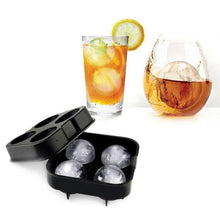 Load image into Gallery viewer, Silicone Ice Ball Mould Tray 4 Slots
