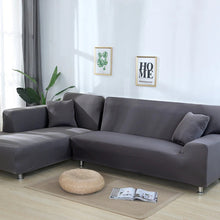 將圖片載入圖庫檢視器 Sofa Cover Couch Protector 2 Seater Grey
