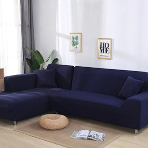 Sofa Cover Couch Protector 2 Seater Navy Blue