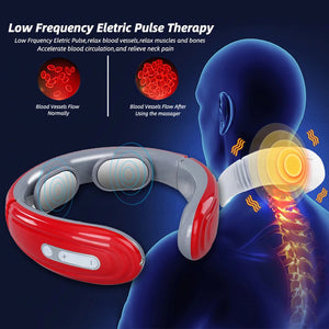 Back Shoulder and Neck Massager Infrared Heating Pain Relief