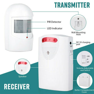 Wireless Security Alarm Driveway Motion Sensor