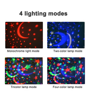 Projector Lamp Night Light Starry Sky