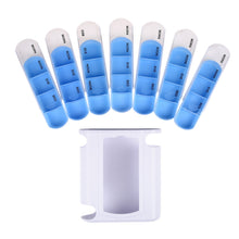 將圖片載入圖庫檢視器 Weekly 7 days 28 slot Portable Pill Box Tablet Container Organizer
