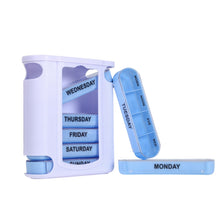 將圖片載入圖庫檢視器 Weekly 7 days 28 slot Portable Pill Box Tablet Container Organizer
