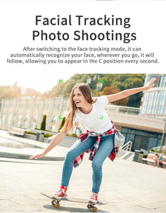 Smart Shooting Selfie Stick 360° Object Tracking Holder