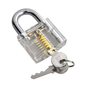 Transparent Cutaway Lock Practice Padlock for Locksmith