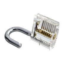 將圖片載入圖庫檢視器 Transparent Cutaway Lock Practice Padlock for Locksmith
