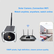 Load image into Gallery viewer, Solar WiFi Security Camera 1080P Outdoor Wireless
