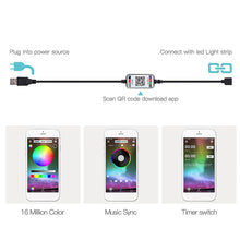 Load image into Gallery viewer, USB LED Strip Light 5050 RGB 5m
