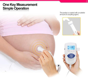 Fetal Doppler Ultrasound Sound Baby Heartbeat Monitor