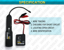 Load image into Gallery viewer, Automotive Cable Wire Short and Open Finder Car Repair Tool Tester Tracer
