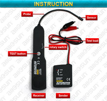 Load image into Gallery viewer, Automotive Cable Wire Short and Open Finder Car Repair Tool Tester Tracer
