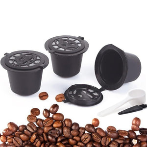 3pcs set 20ml Refillable Coffee Capsules For Nespresso Machines