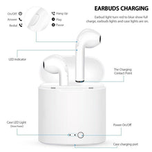 Load image into Gallery viewer, Bluetooth Earphones Wireless Headphones Earbuds - White
