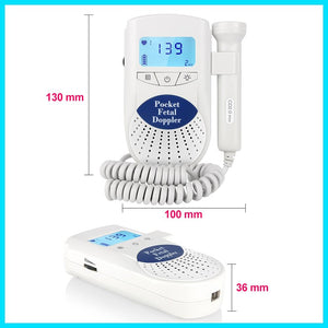 Fetal Doppler Ultrasound Sound Baby Heartbeat Monitor