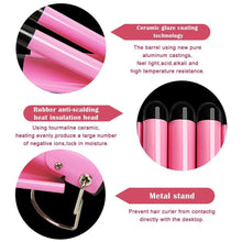 Load image into Gallery viewer, Ceramic Hair Curler Triple Barrel Styler Hair Waver
