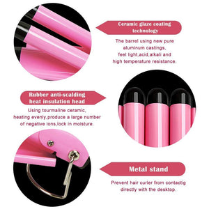 Ceramic Hair Curler Triple Barrel Styler Hair Waver