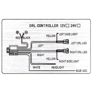 LED Daytime Running Light DRL Controller Harness