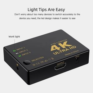 HDMI Switch Adapter Splitter 3 In 1 out