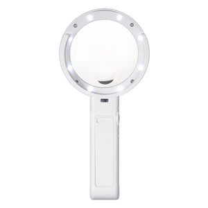 5X 11X Magnifying Glass With 8 LED Lights