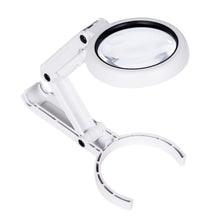 Load image into Gallery viewer, 5X 11X Magnifying Glass With 8 LED Lights
