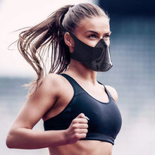 Load image into Gallery viewer, Oxygen Barrier Sports Mask Fitness High Altitude Training Mask for Aerobic Running Cycling
