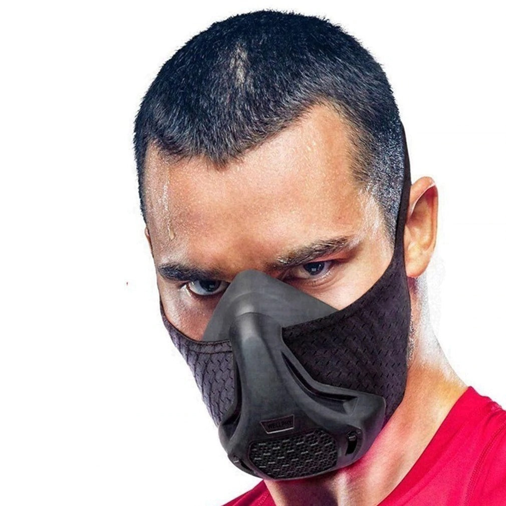 Oxygen Barrier Sports Mask Fitness High Altitude Training Mask for Aerobic Running Cycling